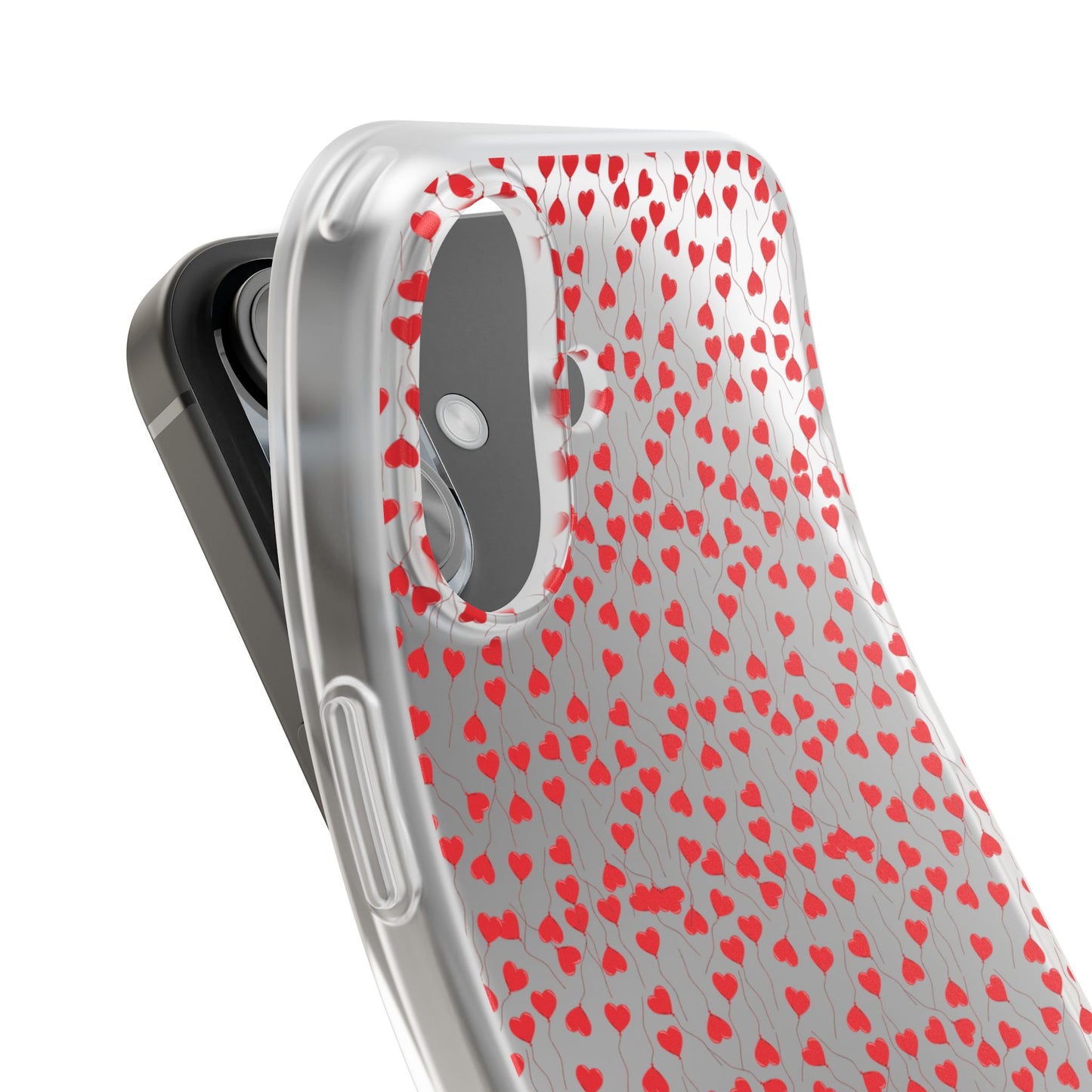 You Can Let It Go Heart Pattern Flexi Case - Stylish Phone Protection