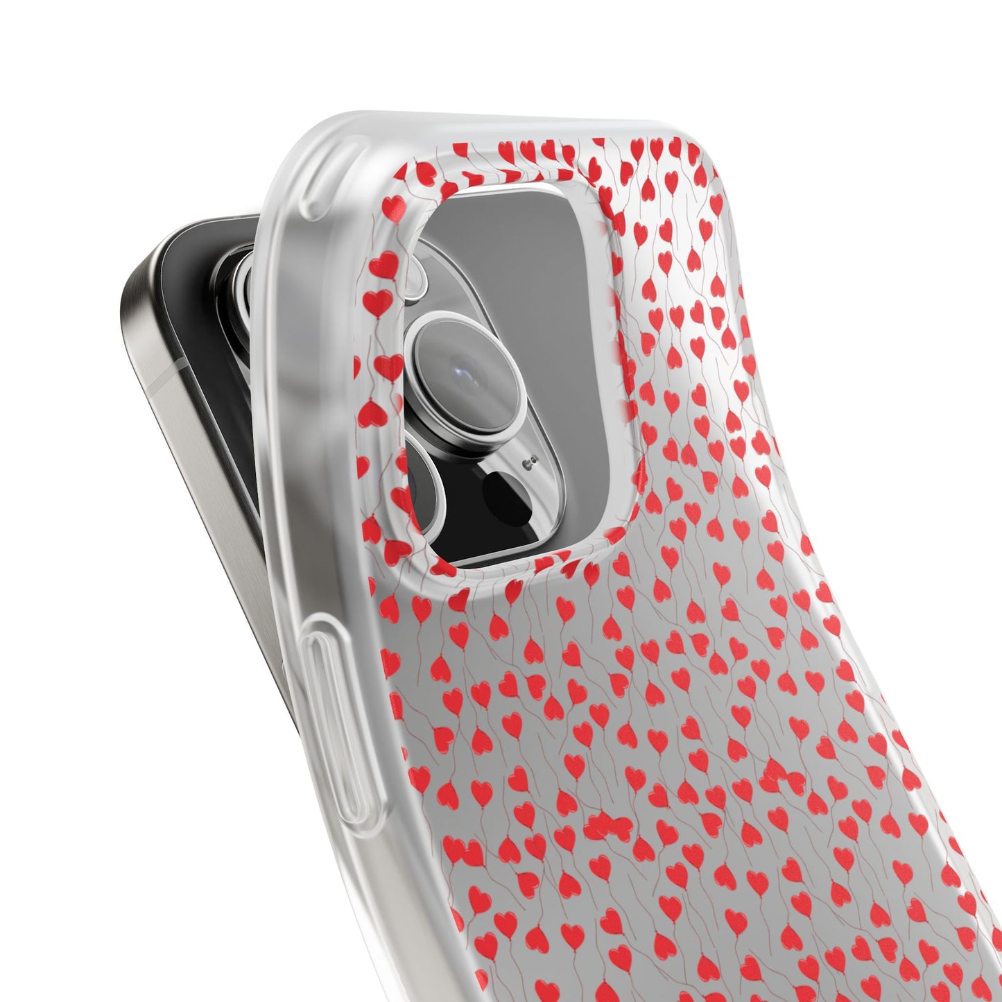 You Can Let It Go Heart Pattern Flexi Case - Stylish Phone Protection