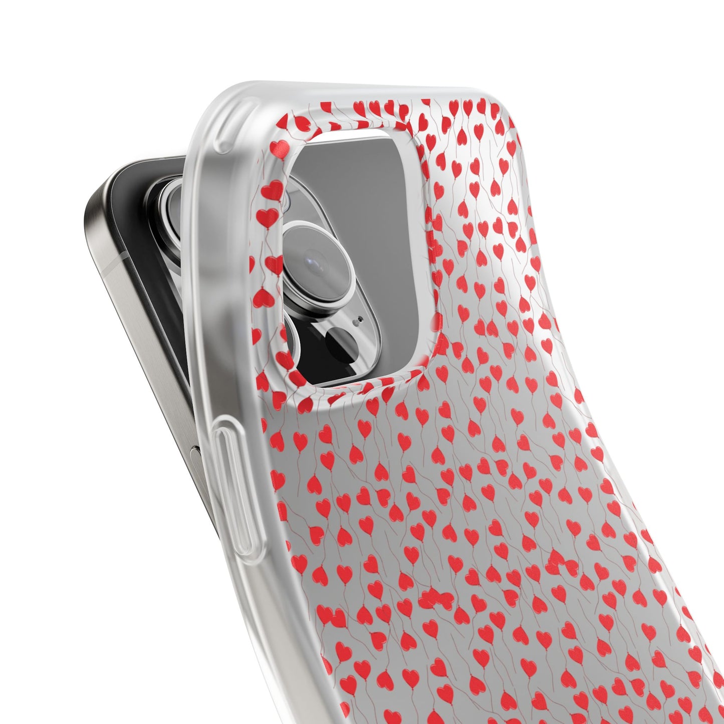 You Can Let It Go Heart Pattern Flexi Case - Stylish Phone Protection