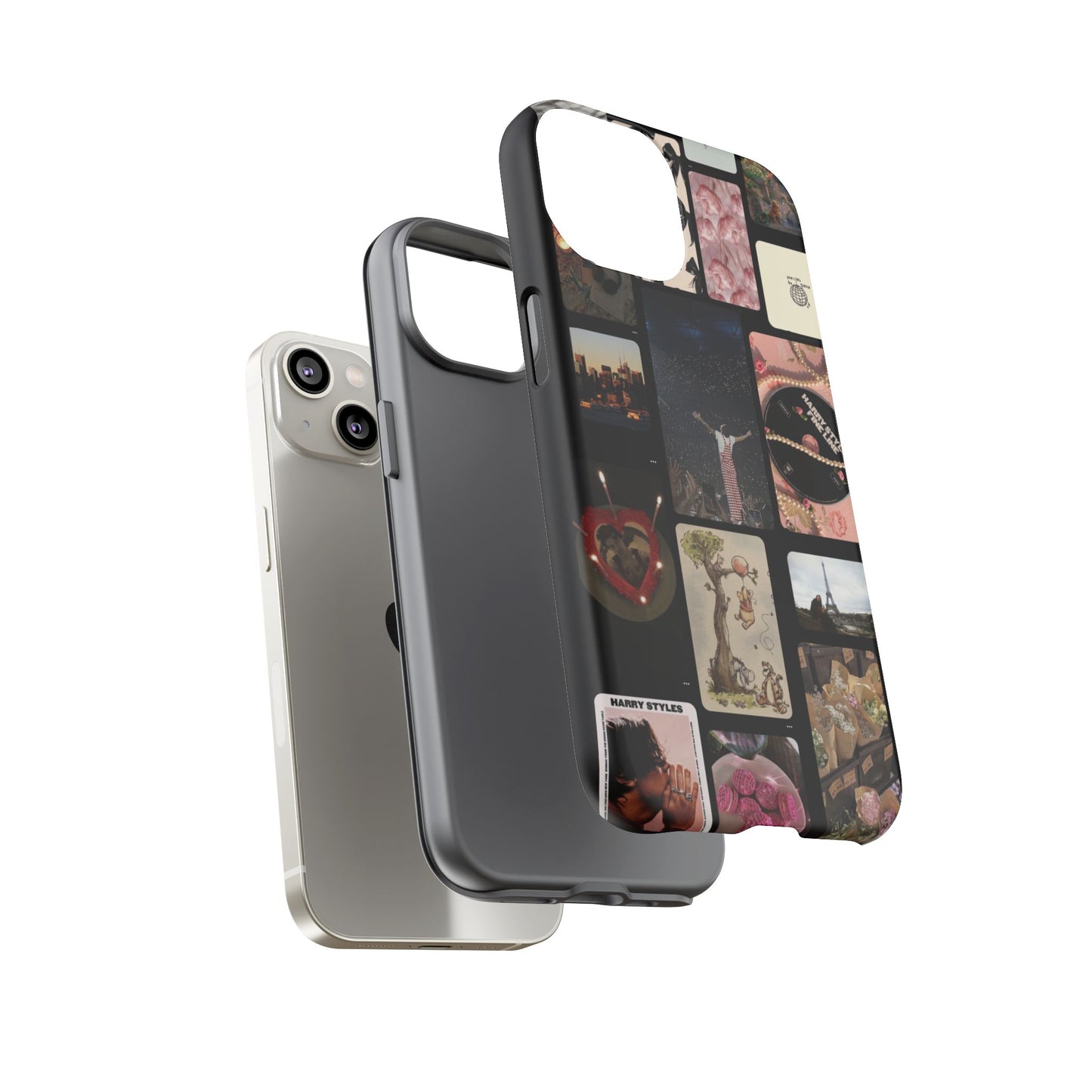 Tough Cases Phone Case - Aesthetic Collage Design for Trendy Protection